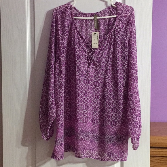 Beautiful Purple Blouse - Picture 1 of 4